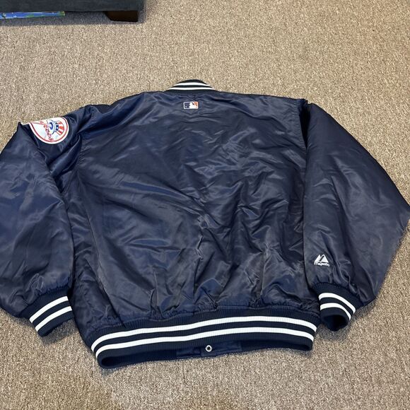 Vintage Majestic - Made in Korea - NY Yankees Nylon Bomber Jacket Large - Picture 9 of 12